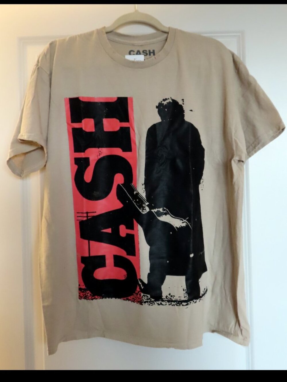 Johnny Cash graphic band Tshirt Large XL